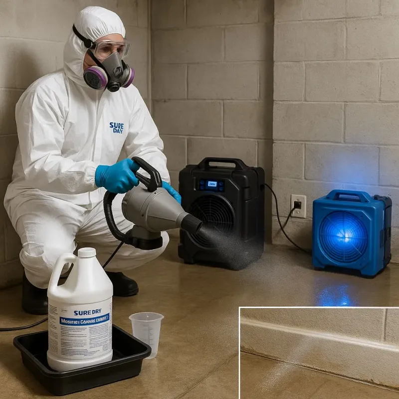 Sanitization and Odor Removal process in Montverde, FL